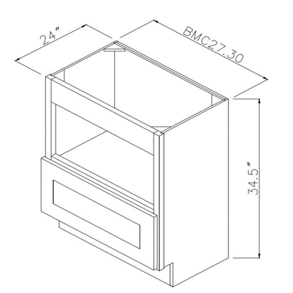 West Point Grey Recessed Panel - 27in Specialty