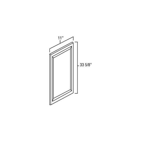 Aspen White Raised Panel - 12in Panel