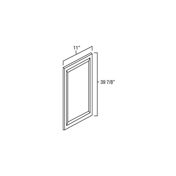 Dove White Shaker - 12in Panel