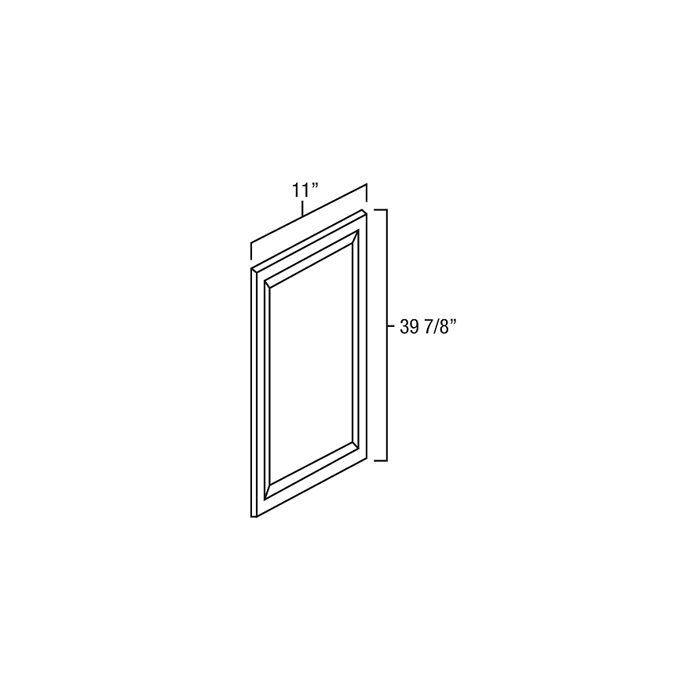 Dove White Shaker - 12in Panel