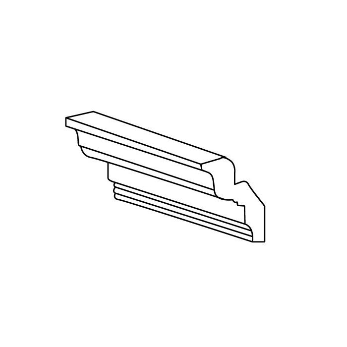 Winchester Grey Recessed Panel - 3.25in Moulding