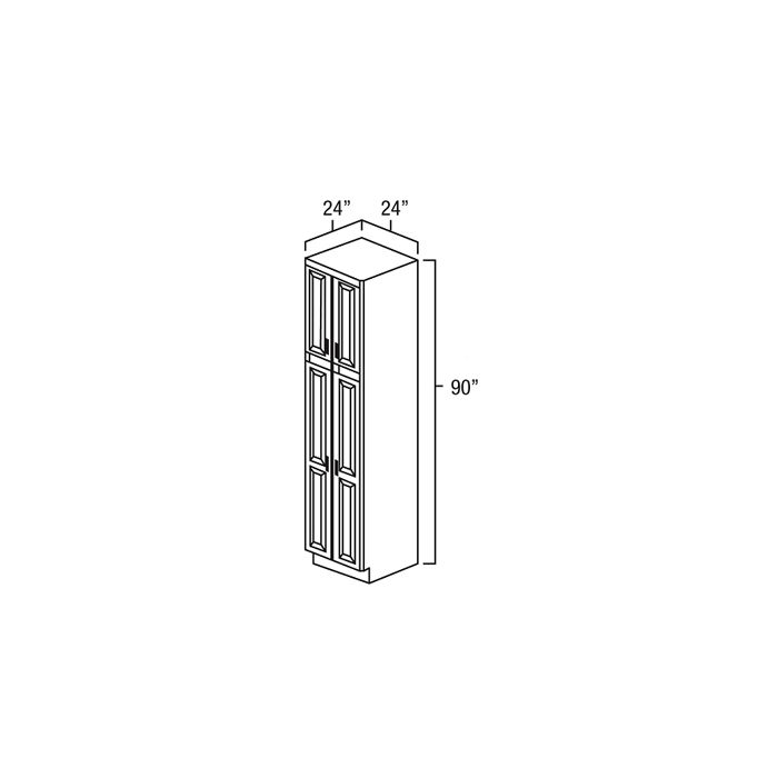 Winchester Grey Shaker - 24in Tall