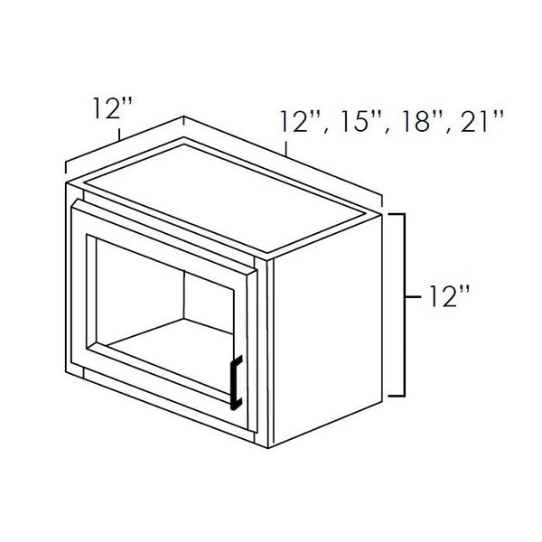 Winchester Grey Recessed Panel - 12in Wall