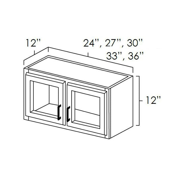 Winchester Grey Shaker - 24in Wall