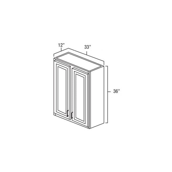 Winchester Grey Shaker - 33in Wall