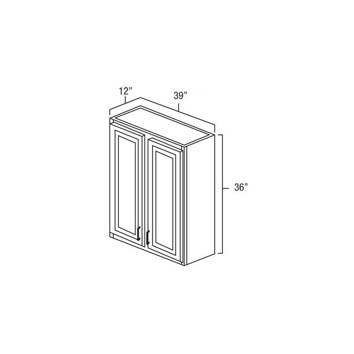 Winchester Grey Shaker - 39in Wall