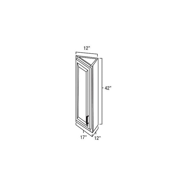 Winchester Grey Recessed Panel - 12in Wall