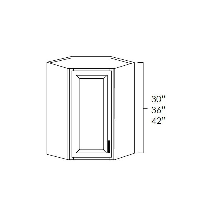 Aspen White Raised Panel - 24in Wall