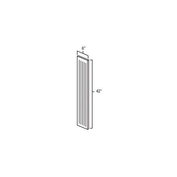 Winchester Grey Recessed Panel - 3in Filler