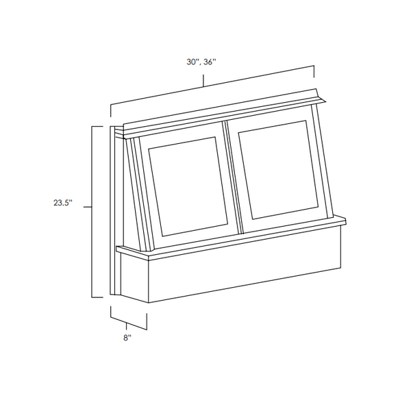 Aspen White Raised Panel - 30in Specialty