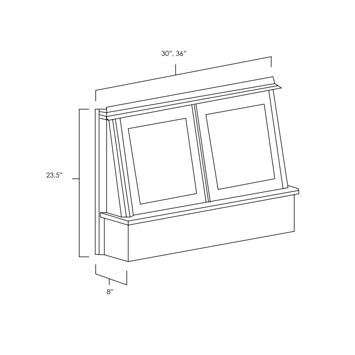 West Point Grey Recessed Panel - 30in Specialty