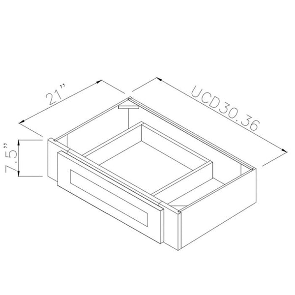 Platinum Grey Shaker - 36in Vanity